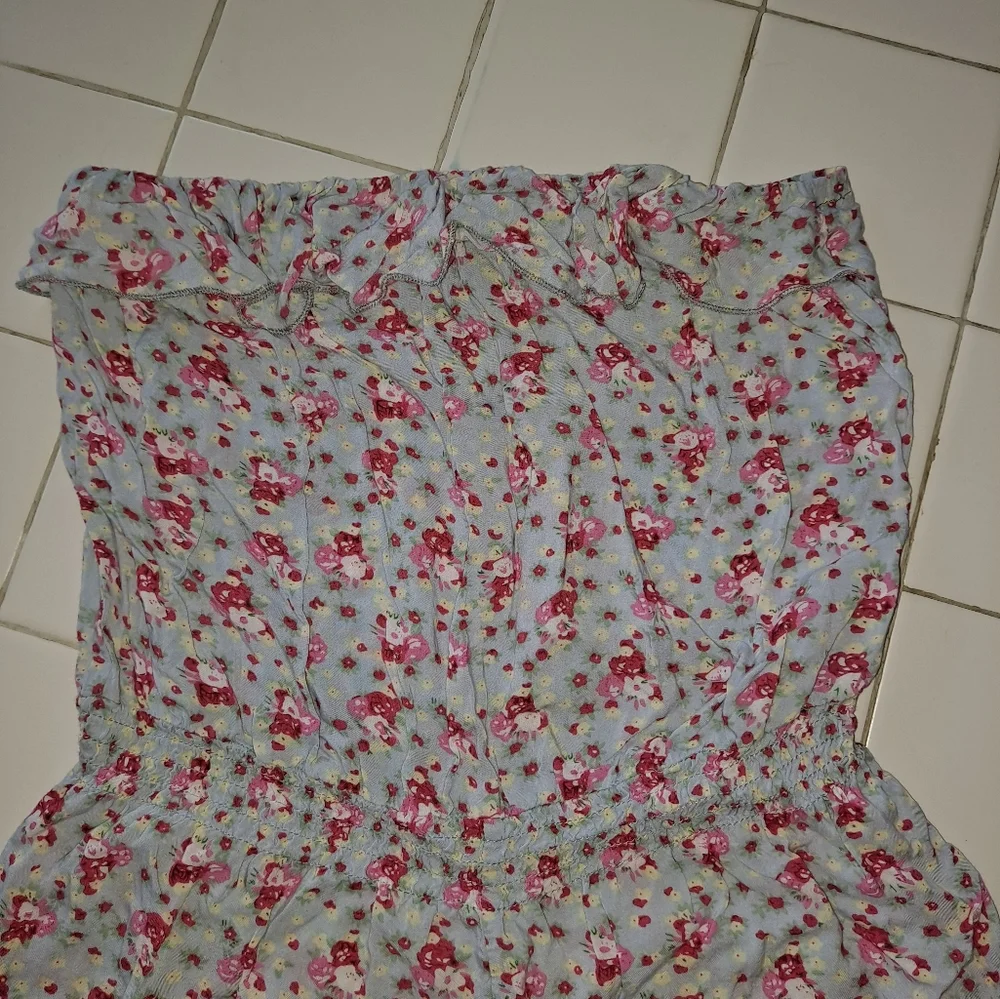 Women’s Strapless romper shorts summer pool beach sport party ruffle athleisure